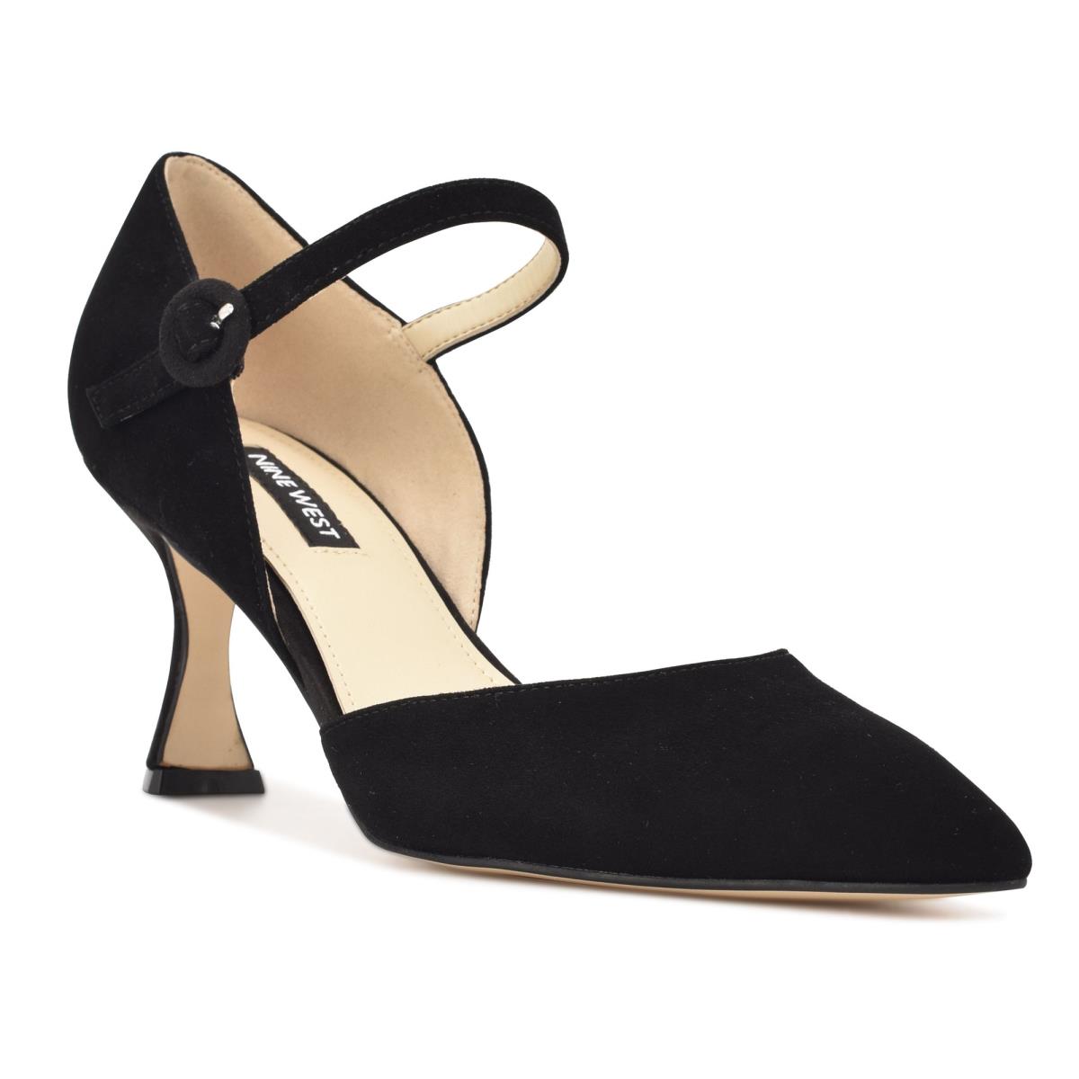 Nine West Wanah Pointy Puntera Negras | 2738MPDLG