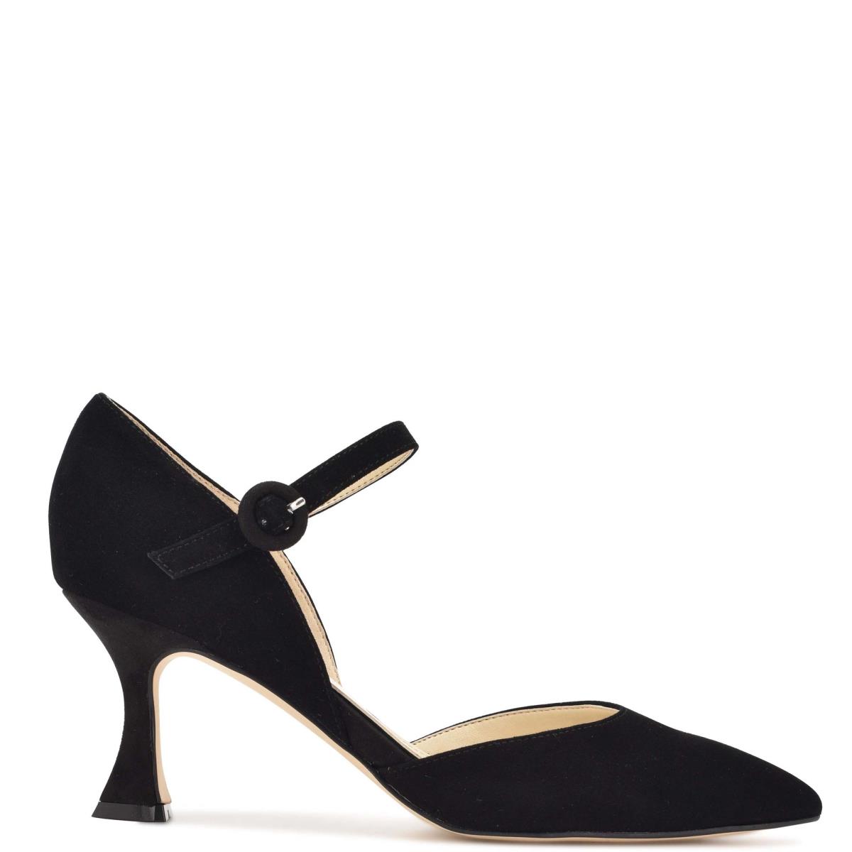 Nine West Wanah Pointy Puntera Negras | 2738MPDLG