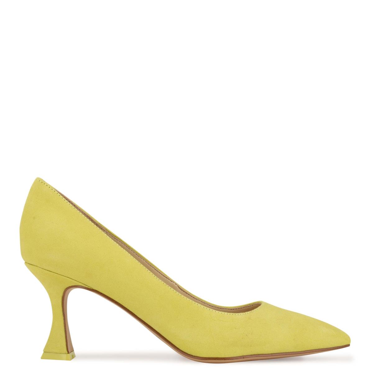 Nine West Workin Pointy Puntera Amarillo | 9481JKFCQ