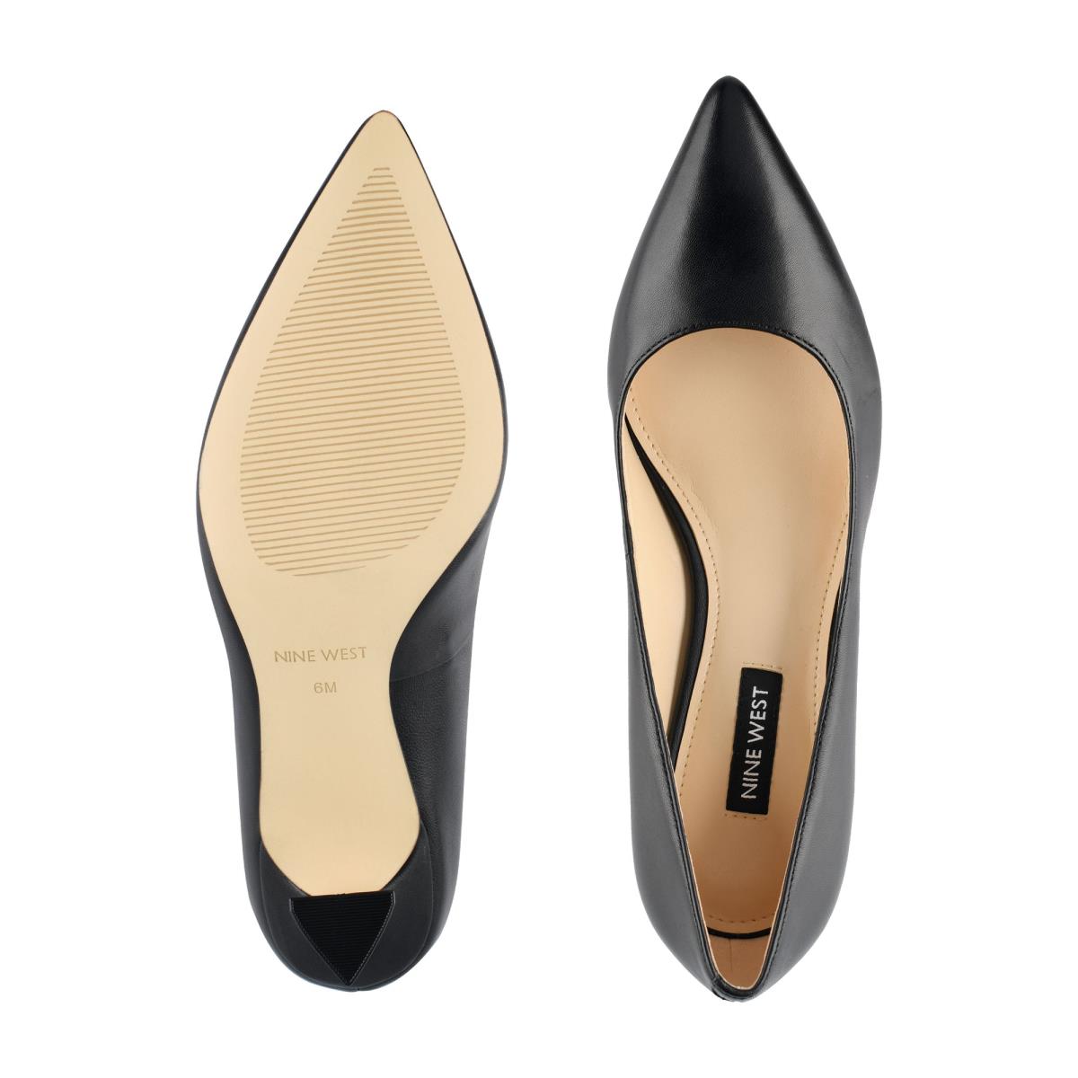 Nine West Workin Pointy Puntera Negras | 8250WMOBT