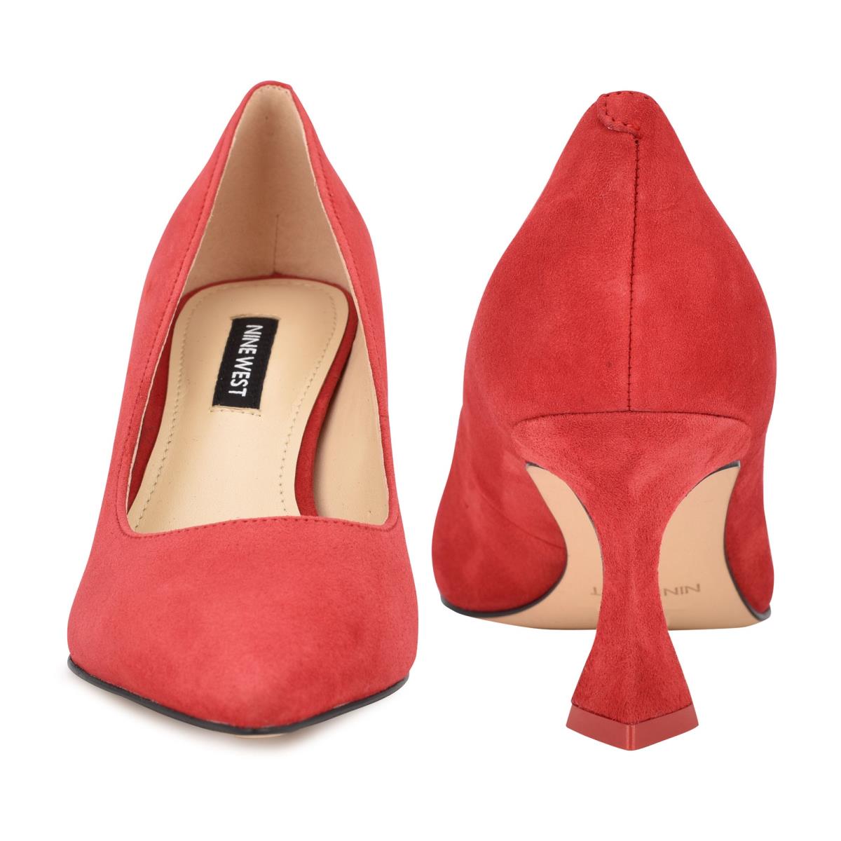 Nine West Workin Pointy Puntera Rojas | 5093WZVUS