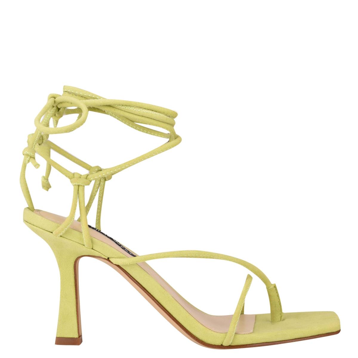 Nine West Yarin Ankle Wrap Verde | 1793UZINL