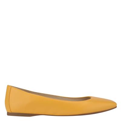 Nine West Alena Square-Puntera Amarillo | 7036UCXVL