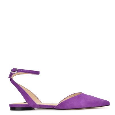 Nine West Briy Pointy Puntera Moradas | 4963JXSCZ