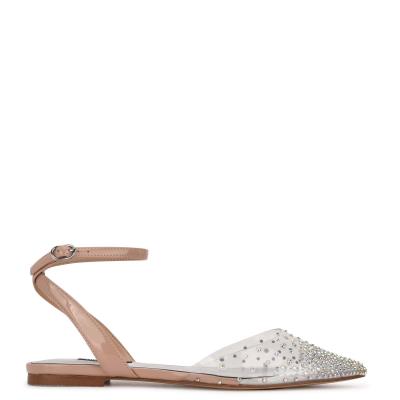 Nine West Briya Pointy Puntera Beige | 7951WESUP