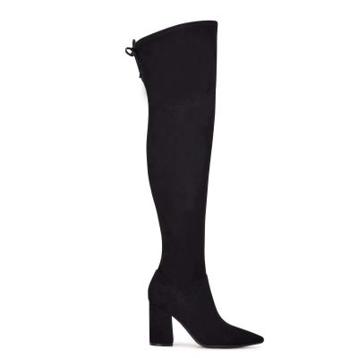 Nine West Ceeya 9x9 Over The Knee Negras | 2587HBMZQ