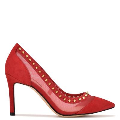 Nine West Erian Pointy Puntera Rojas | 8927QRXDC