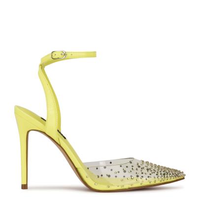 Nine West Foreva Ankle Correa Vestido Amarillo | 2054SXEVN