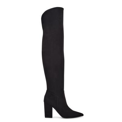 Nine West Goforit Over The Knee Negras | 3482NSJFD