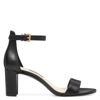 Nine West Pruce Ankle Correa Block Negras | 8134VXFNE