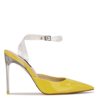 Nine West Sparkea Ankle Correa Amarillo | 8063GKCBV