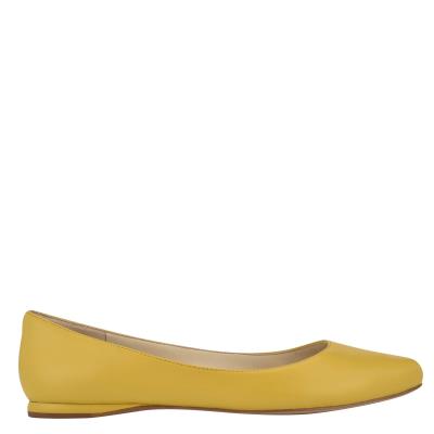 Nine West Speakup Almond Puntera Amarillo | 8752NQKLU