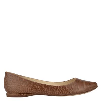 Nine West Speakup Almond Puntera Marrones Serpent | 6514NHZAF