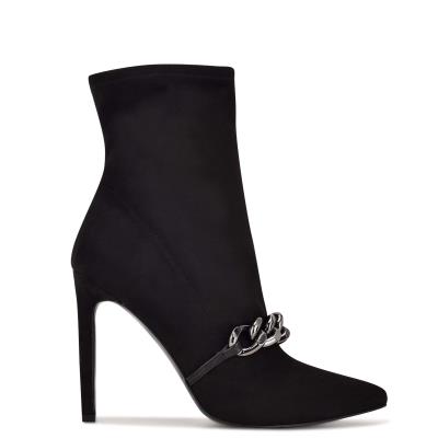 Nine West Timbaa Vestido Bootie Negras | 0826GZVOM