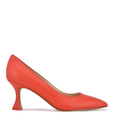 Nine West Workin Pointy Puntera Naranjas | 6328CVGRE